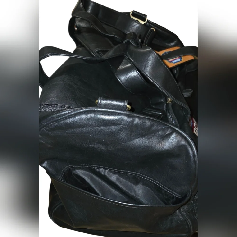 Black Leather Duffel Bag 2012 Allstate BCS National Championship Game